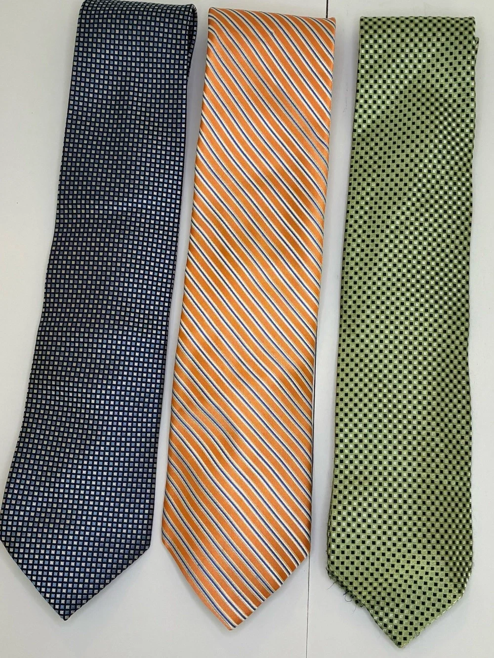 6-IZOD 100% SILK MENS NECKTIE LOT 58”-60” (3.25-3.50) Geometric/Stripe